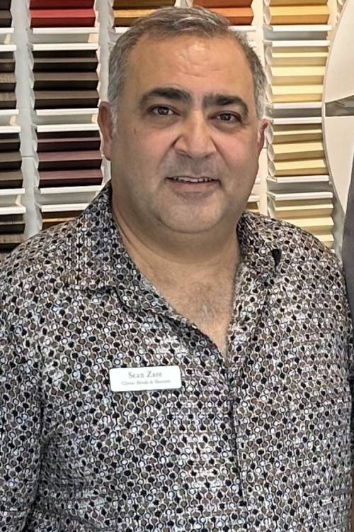 Sean Zare at Classic Blinds & Shutters Design Center