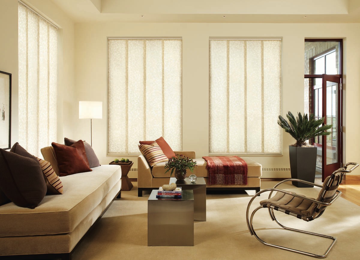 Adding Vertical Blinds to Your Home Near Johns Creek, Georgia (GA) including Hunter Douglas Skyline® panels